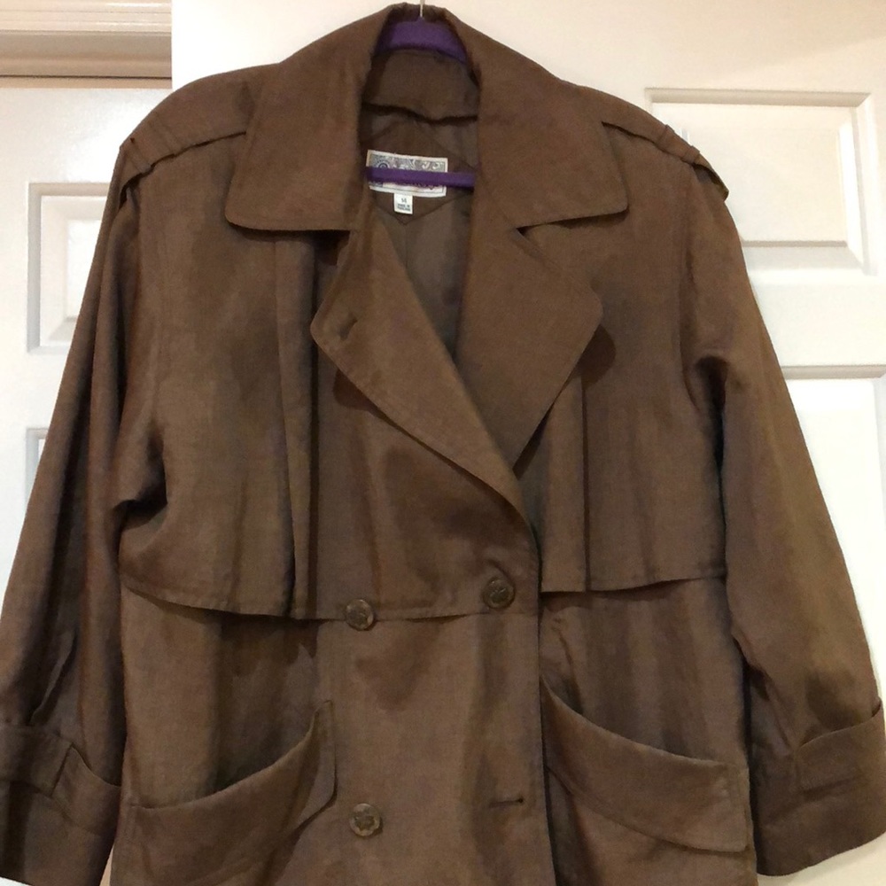 Brown Raincoat - Picture 2 of 6